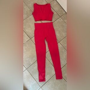 Size S hot pink set